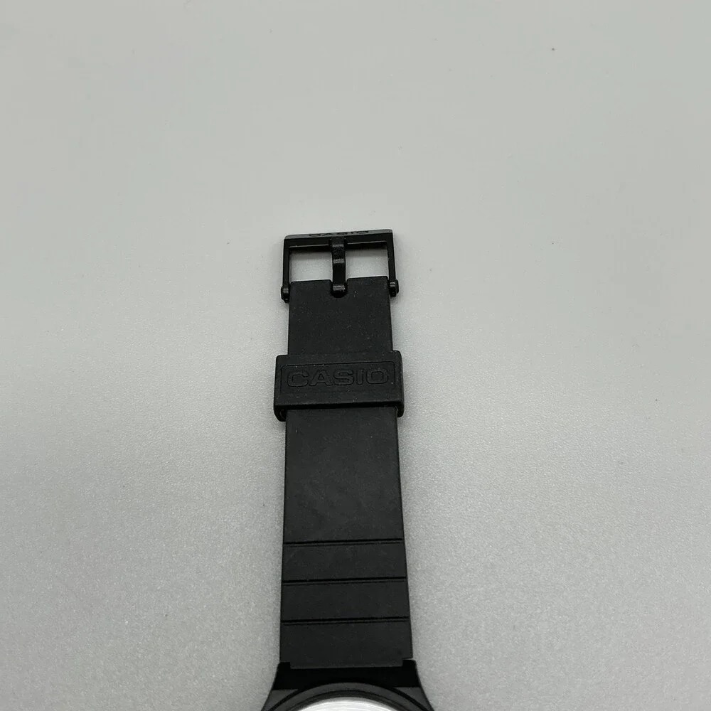 Casio 1330 MQ-24 Mens Watch 34mm Black Dial Case Black Resin Water Resist